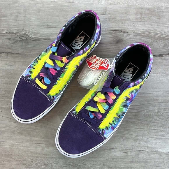 VANS-TIE DIE SHOES LOW TOPS - Picture 3 of 8